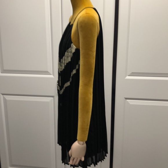 Women’s As U Wish pleated black mini dress - Picture 2 of 11